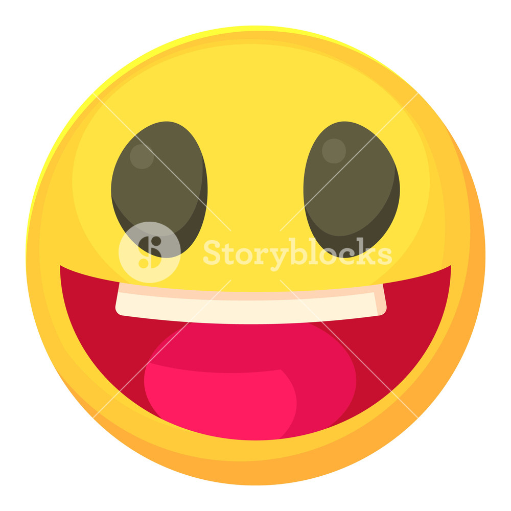 1000x1000 Laughing Smiley Icon Cartoon Illustration Of Laughing Smiley