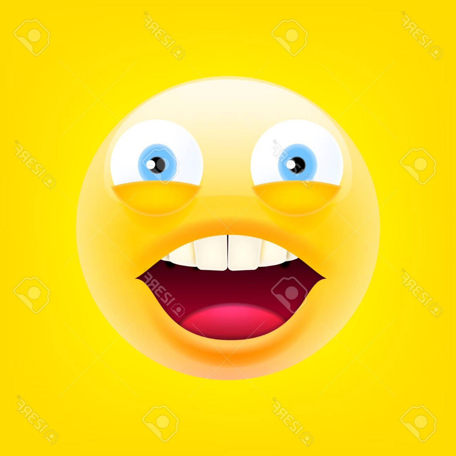 1560x1560 Photostock Vector Grinning Face Emoji Smiley Face Happy Emoticon