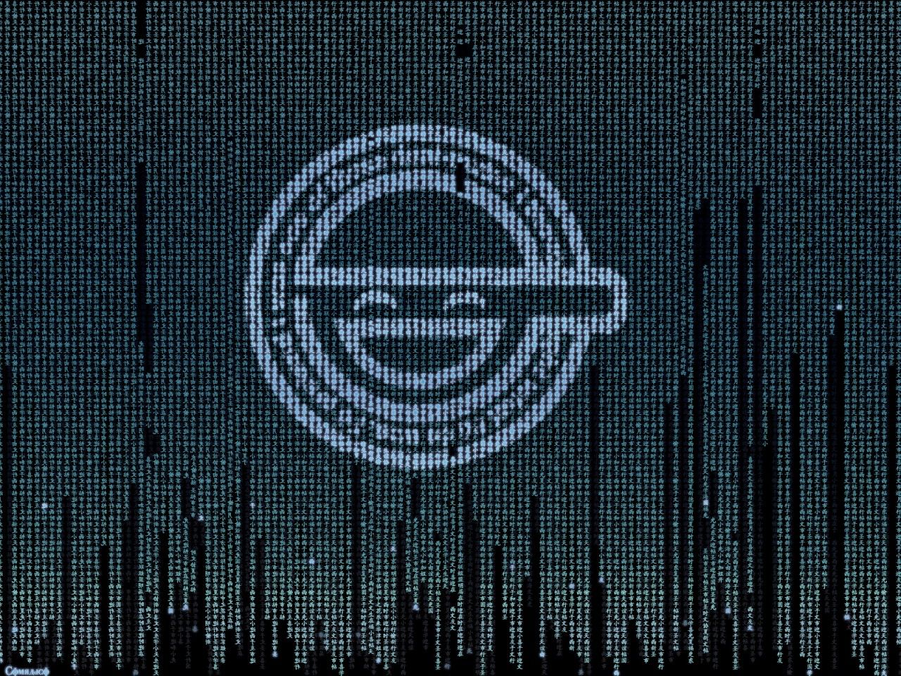 1280x960 Ghost In The Shell, Laughing Man Cyberpunk Ghost In The Shell