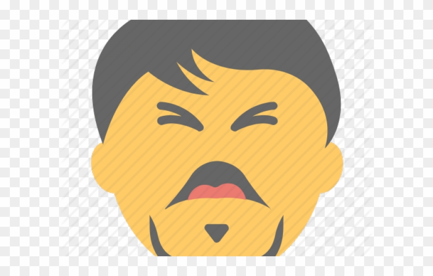 880x560 Angry Emoji Clipart Angry Man