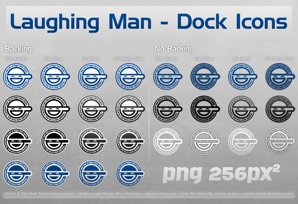 1000x683 Laughing Man Icons