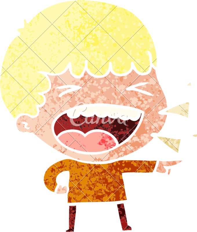 680x800 Cartoon Laughing Man Icon Art