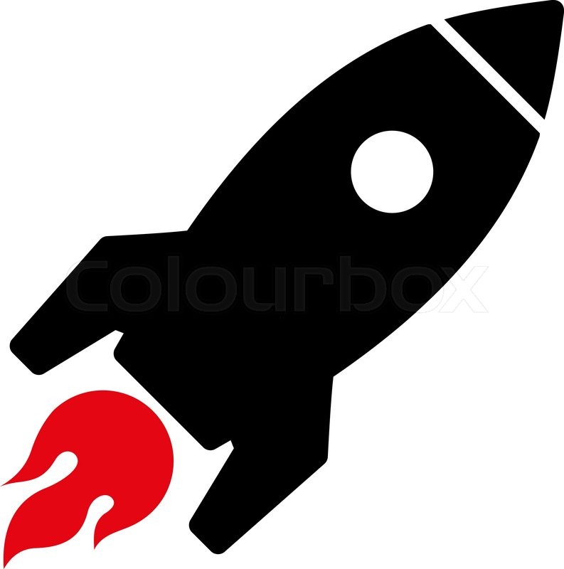 793x800 Rocket Launch Icon From Commerce Set Stock Vector Colourbox