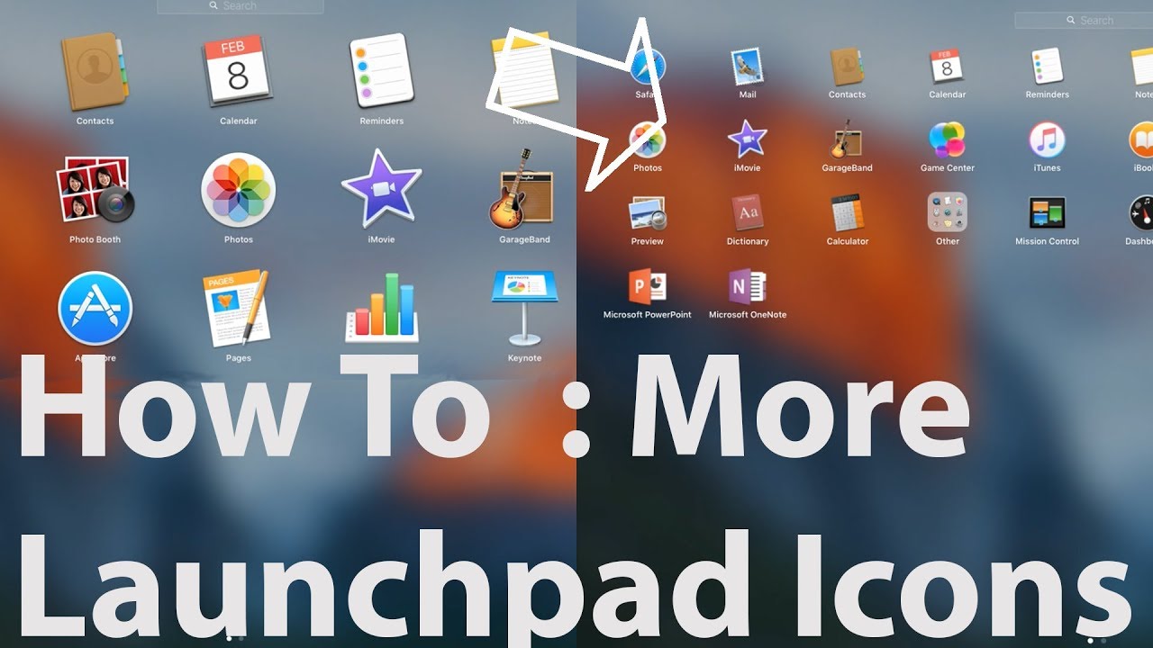 1280x720 Resize And Get More Icons In Launchpad Macos