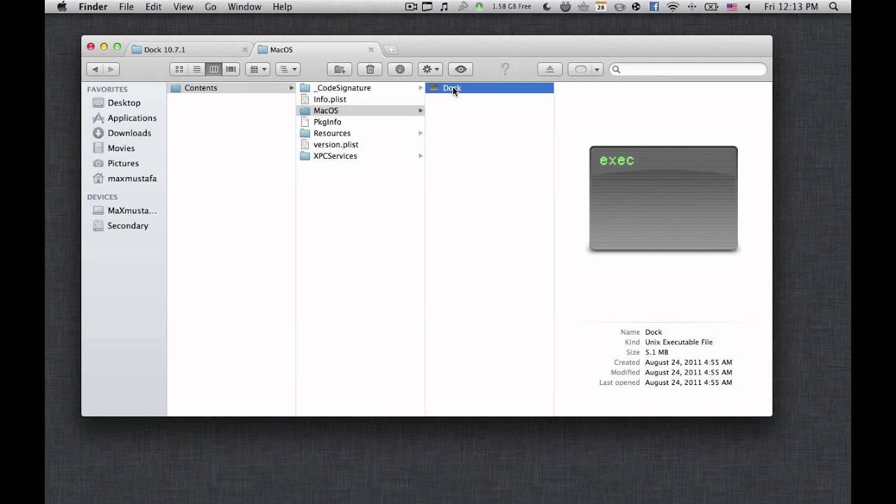 1280x720 Change Launchpad Icon Size