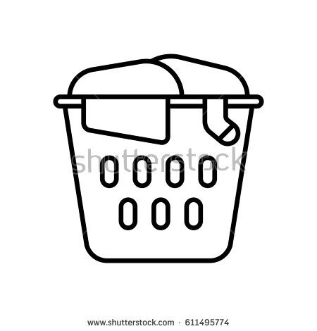 450x470 Laundry Basket Stock Images, Royalty Free Images Vectors, Dirty