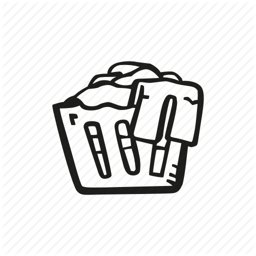 512x512 Basket, Clean, Cleaning, Clothes, Laundry Icon