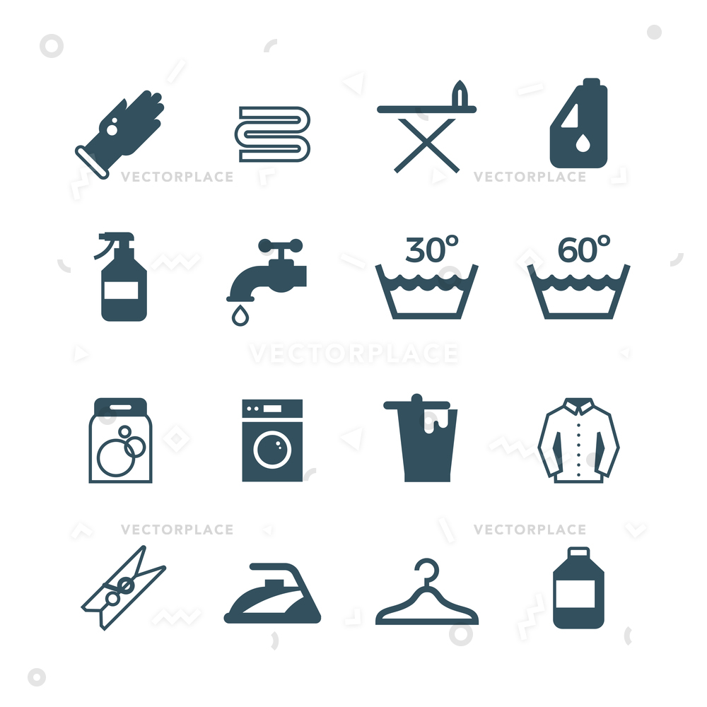 1000x1000 Housework Laundry Icon Machine Washing Equipment Vector