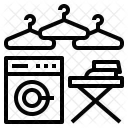 256x256 Laundry Icon Of Line Style