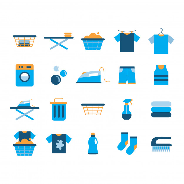 626x626 Laundry Icon Set Vector Premium Download