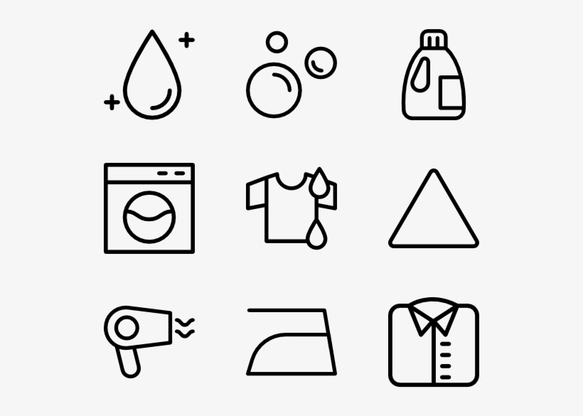 820x585 Linear Laundry Symbols
