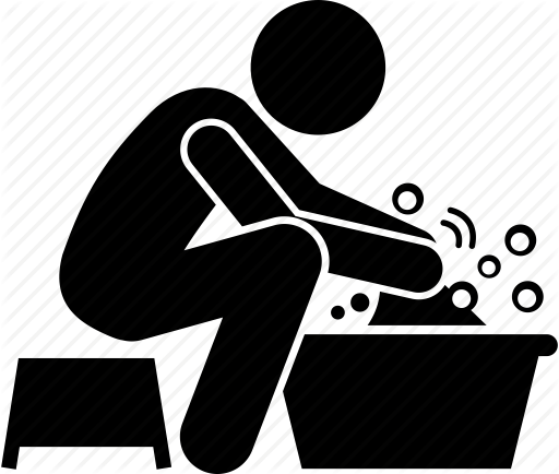 512x434 Clothes, Hand, Laundry, Man, Rinse, Wash, Washing Icon