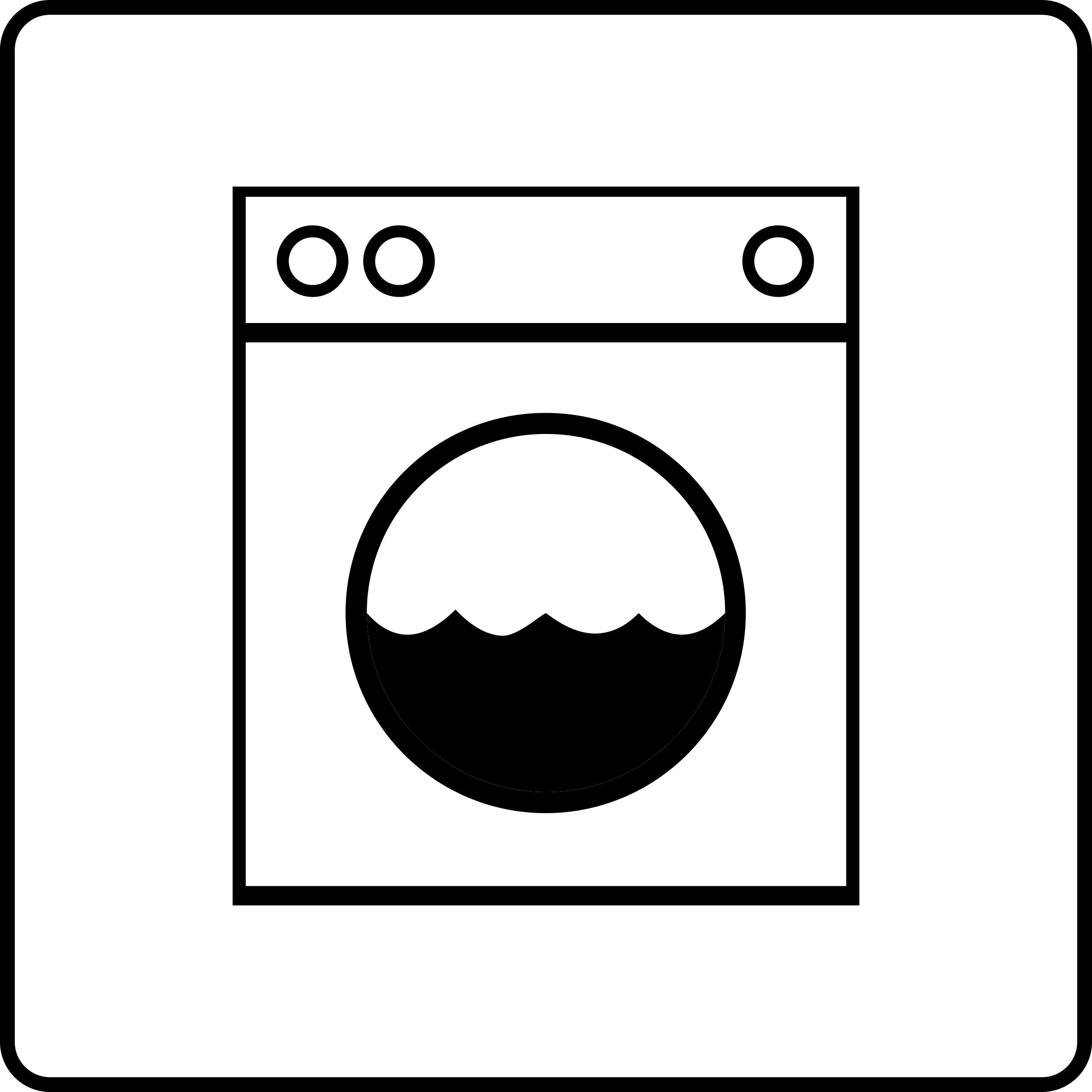 2400x2400 Doing The Laundry Icons Png