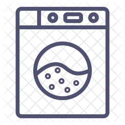 256x256 Washer, Dryer, Laundry, Machine, Shopping, Washing Icon Of Line