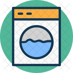 256x256 Washing Machine Icon Of Rounded Style