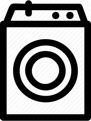 384x512 Dryer, Front, Laundry, Washer, Washing Machine Icon
