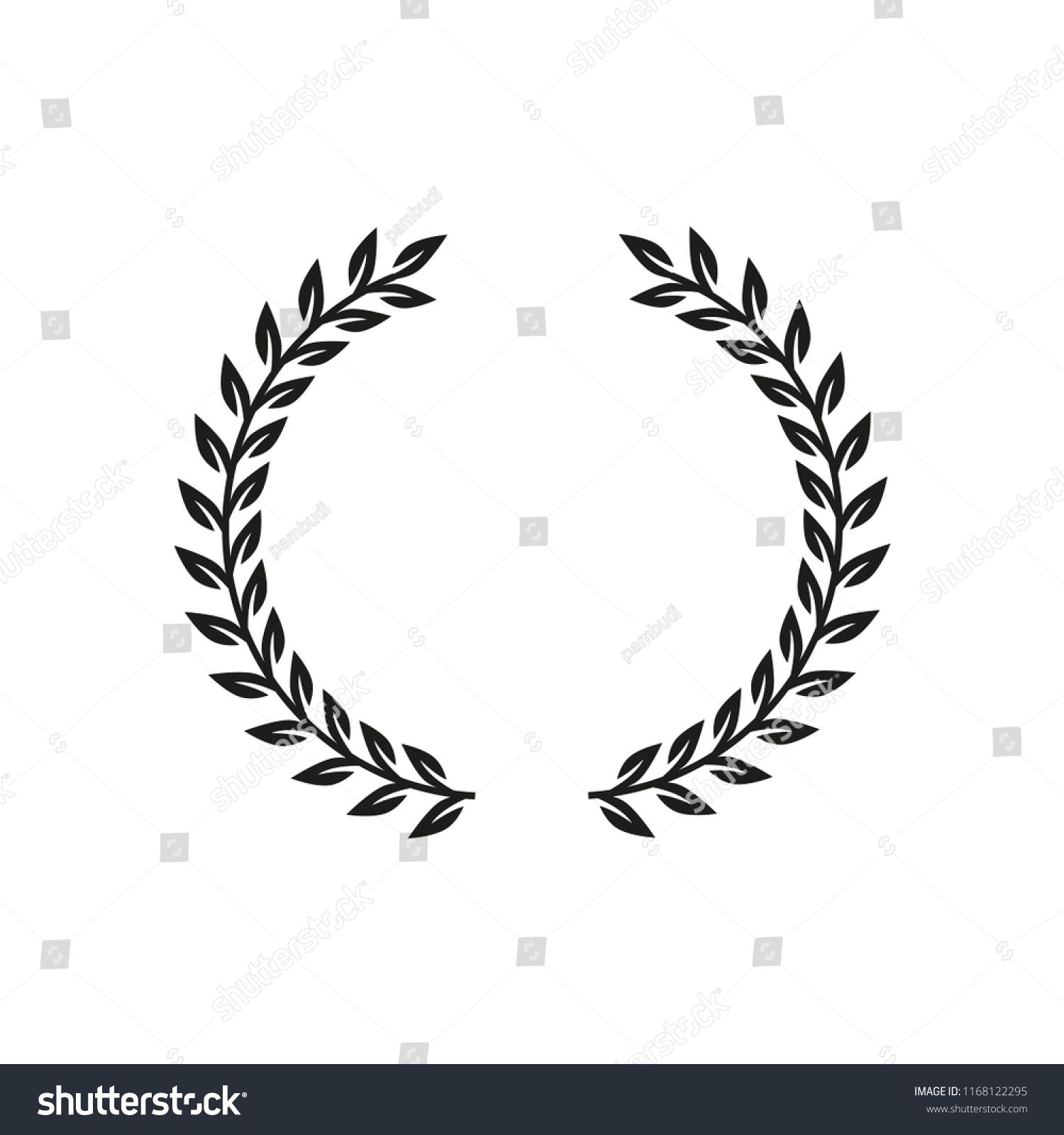 1500x1600 Laurel Wreath Vector Iconwreath Laurel Icon Vector Print Design