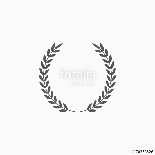 500x500 Laurel Wreath Icon Stock Image And Royalty Free Vector