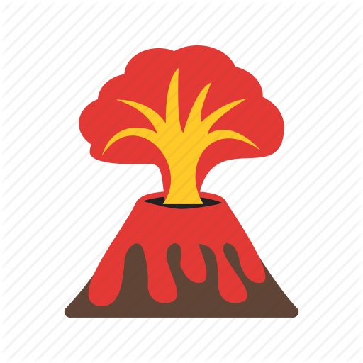 512x512 Disaster, Eruption, Exploding, Lava, Natural, Sparkling, Volcano Icon