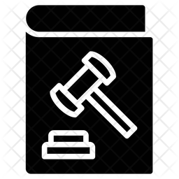 256x256 Law Book Icon Of Glyph Style