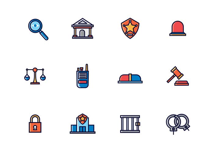 700x490 Law Enforcement Icons