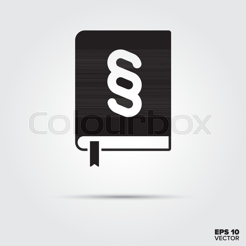 800x800 Statute Book Glyph Icon Vector Law Stock Vector Colourbox