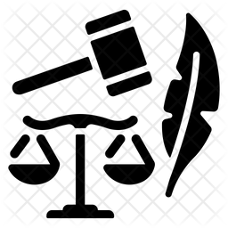 256x256 Law Icon Of Glyph Style