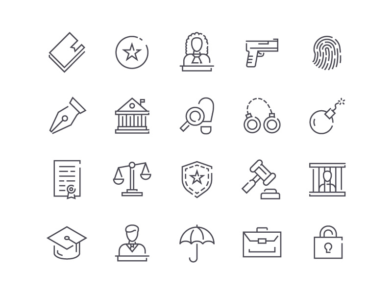 800x600 Law Icons