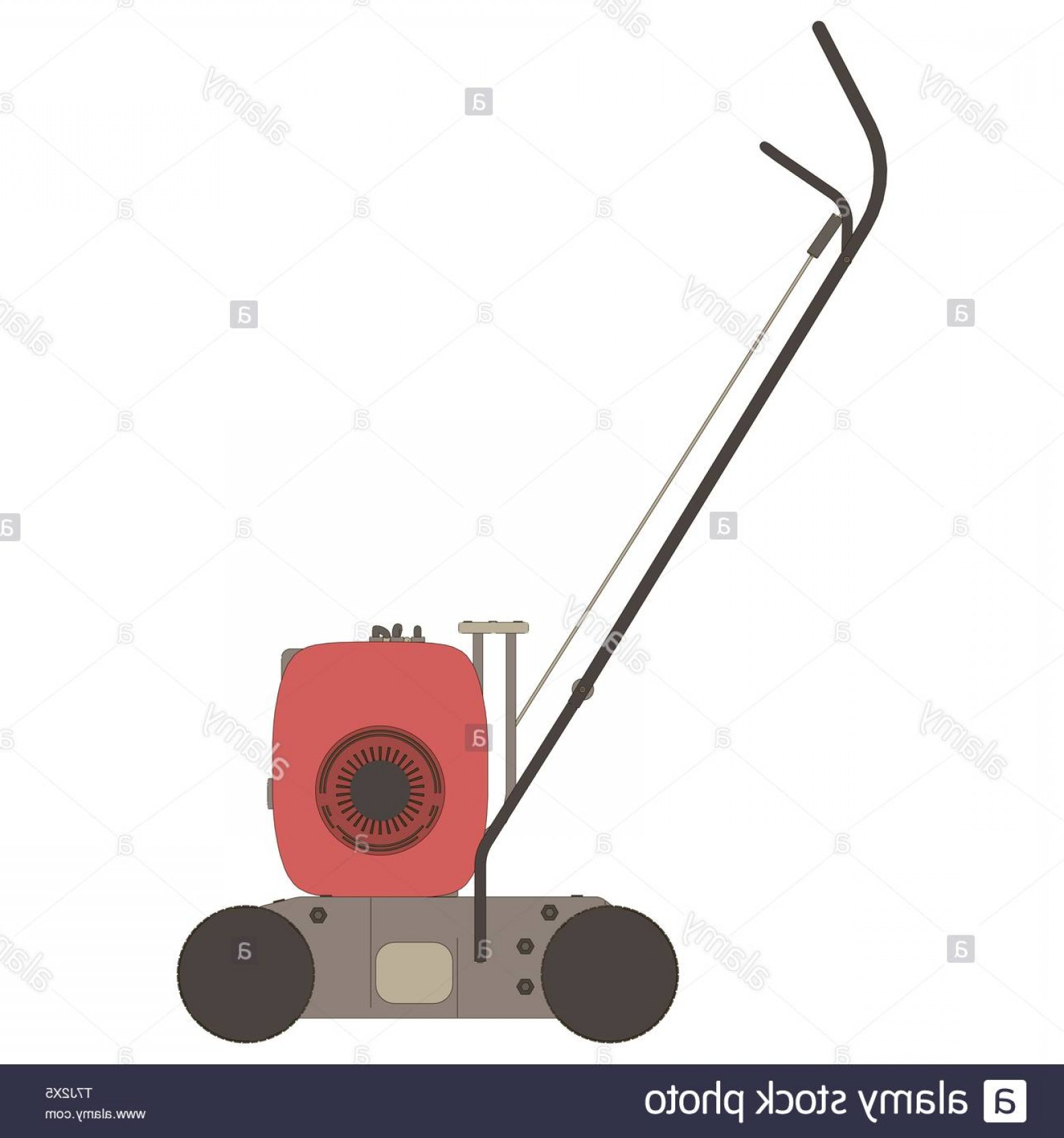 1560x1668 Lawn Mower Icon Garden Grass Vector Silhouette Mowing Illustration