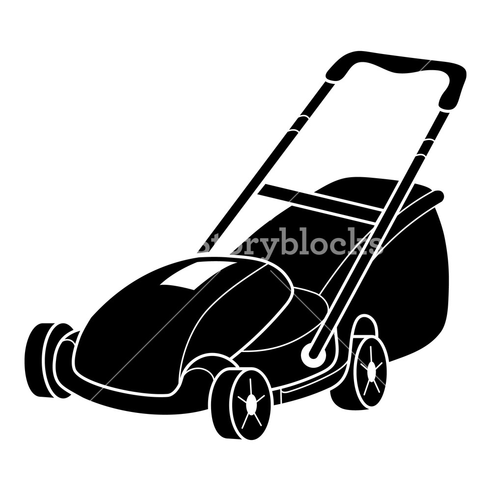 1000x1000 Lawn Mower Icon Simple Illustration Of Lawn Mower Icon For Web