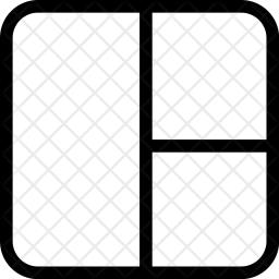 256x256 Layout Icon Of Line Style