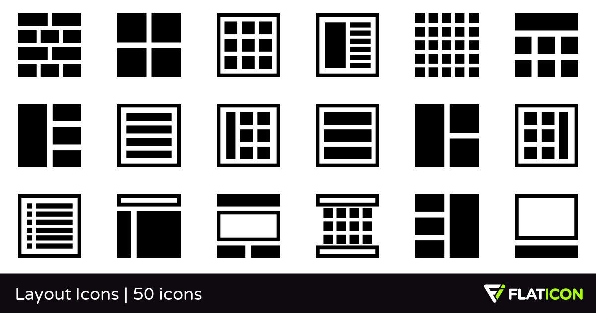 1200x630 Layout Icons Free Icons