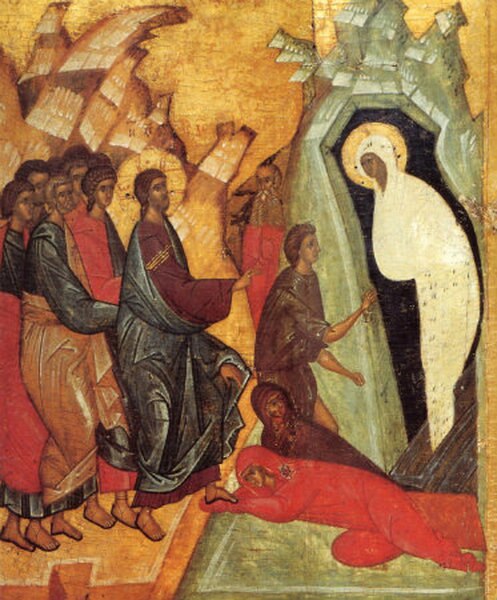 497x600 Raising Of Lazarus Icon