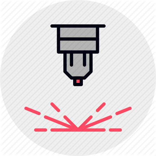 512x512 Cutting, Engineering, Fabrication, Laser Icon