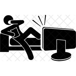 256x256 Lazy Lifestyle Icon Of Glyph Style