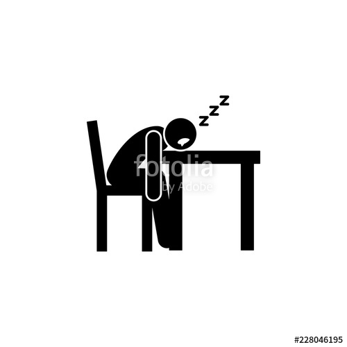 500x500 Lazy, Sleeping Icon Element Of Man Negative Character Icon
