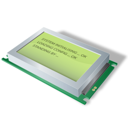 256x256 Lcd Icon Electronic Iconset Double J Design