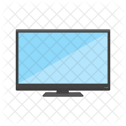 256x256 Lcd Icon Of Flat Style