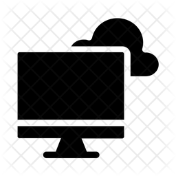 256x256 Lcd Icon Of Glyph Style