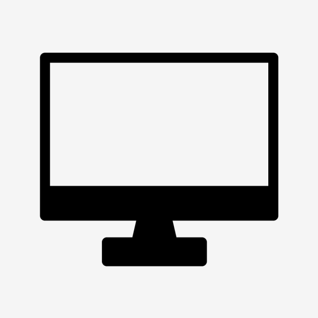 640x640 Lcd Vector Icon, Lcd, Led, Screen Icon Png And Vector