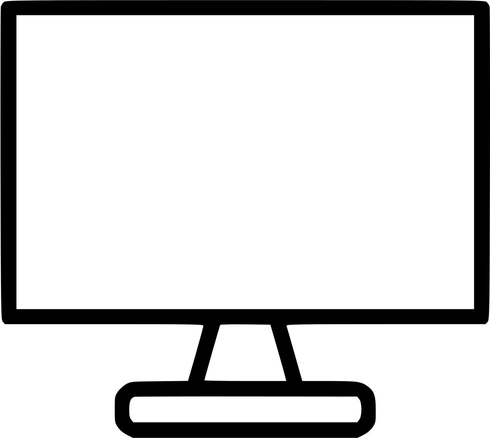 Screen icon. Значок монитора. Монитор пиктограмма. Экран монитора с иконками. Векторный монитор.