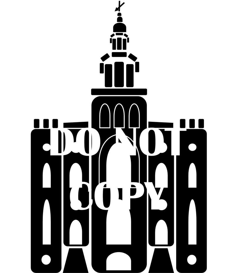 794x926 St George Lds Temple Icon Clip Art Download Etsy