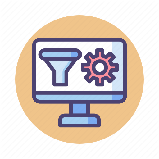 512x512 Filter, Generation, Lead, Lead Generation, Sort, System Icon