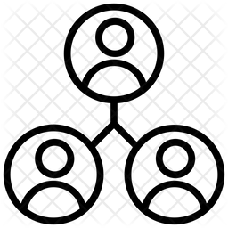256x256 Team Lead Icon Of Line Style
