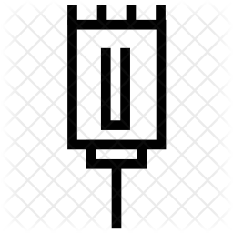 256x256 Card Lead Icon Of Line Style