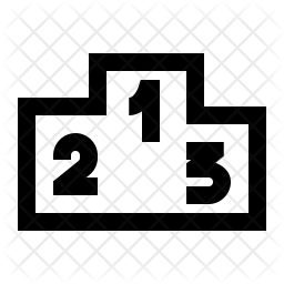 256x256 Leaderboard Icon Of Line Style