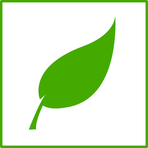 600x600 Vector Leaf Icon