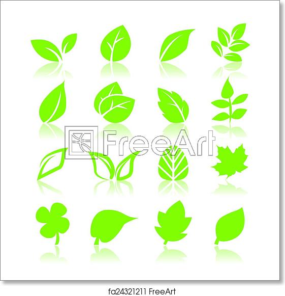 561x581 Free Art Print Of Leaf Icon Freeart