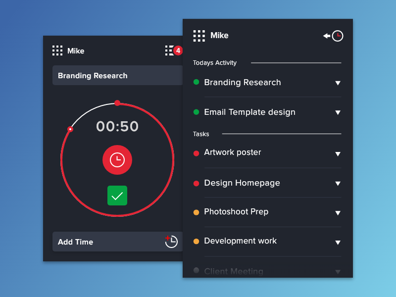 800x600 Task Manager Desktop Widget