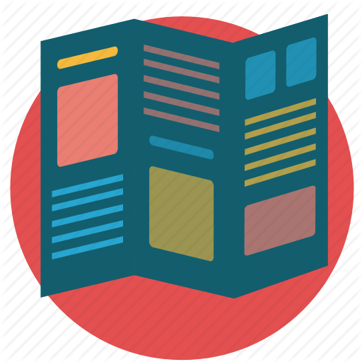 512x512 Brochure, Leaflet, Pamphlet, Paper Icon